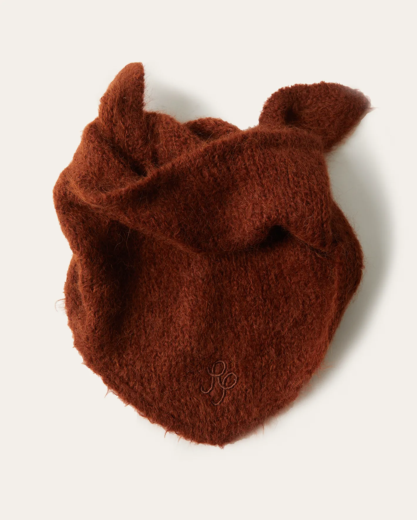 Discount Triangle Scarf Alpaca Blend Brown Hats | Scarves