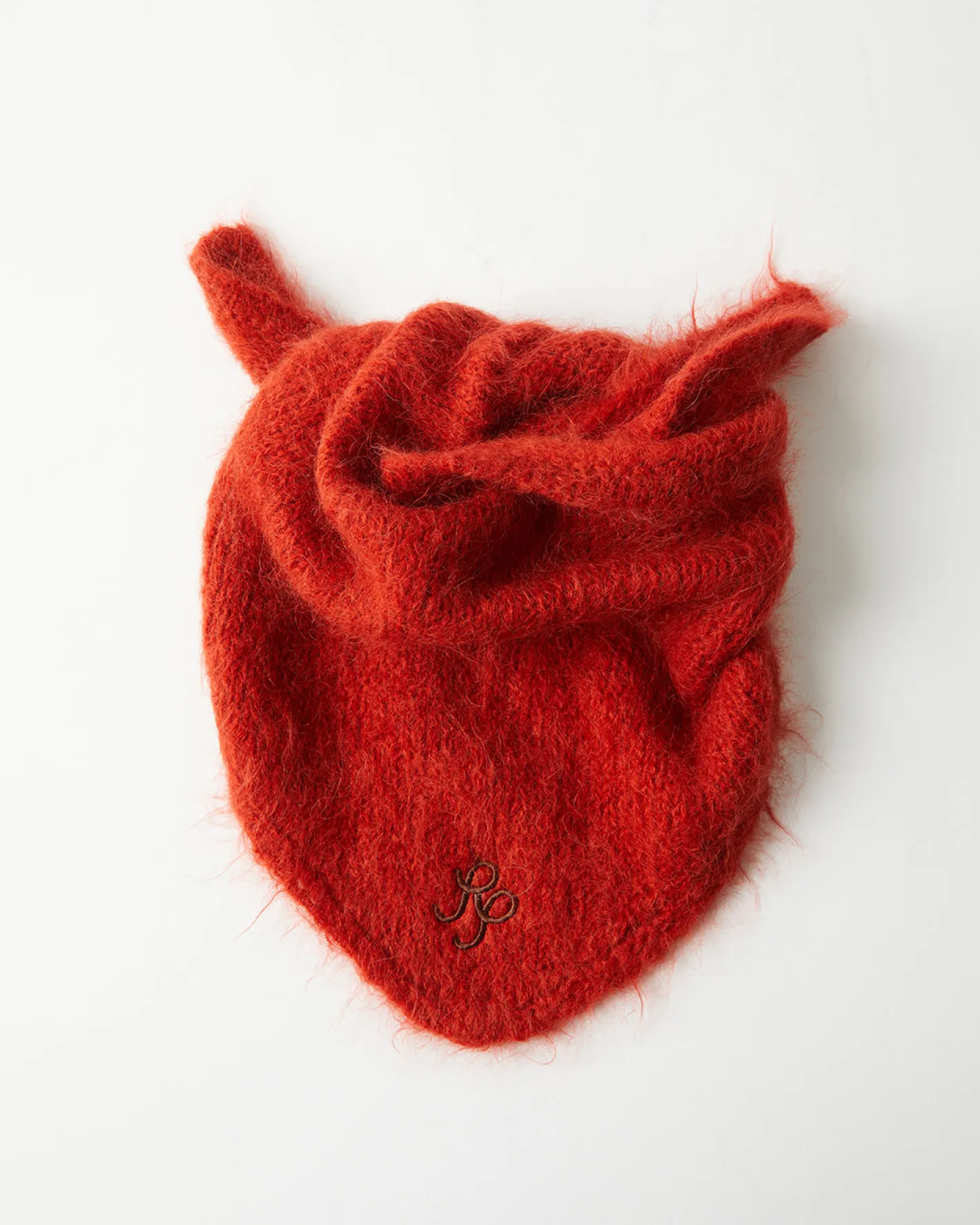 New Triangle Scarf Alpaca Blend Red Hats | Scarves