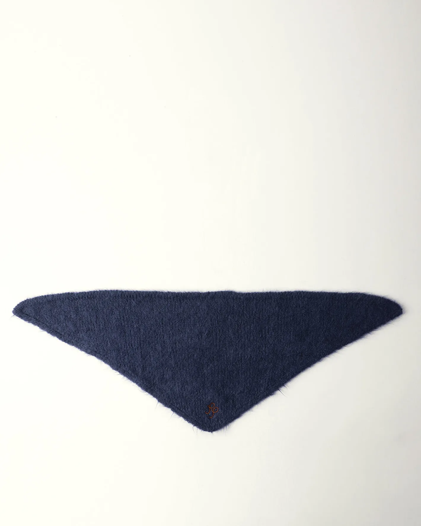 Hot Triangle Scarf Alpaca Blend Navy Hats | Scarves