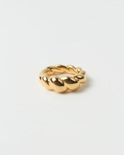 Fashion Twirl Ring Gold Vermeil Rings