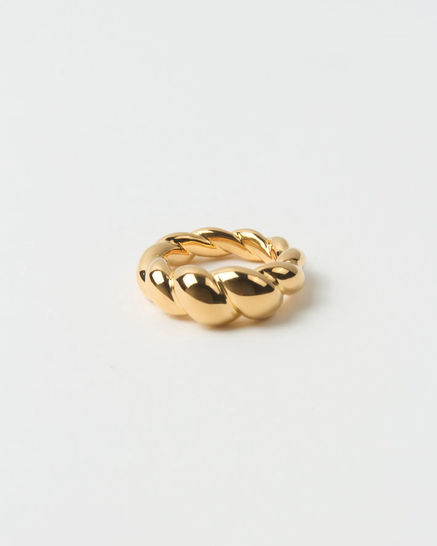 Fashion Twirl Ring Gold Vermeil Rings