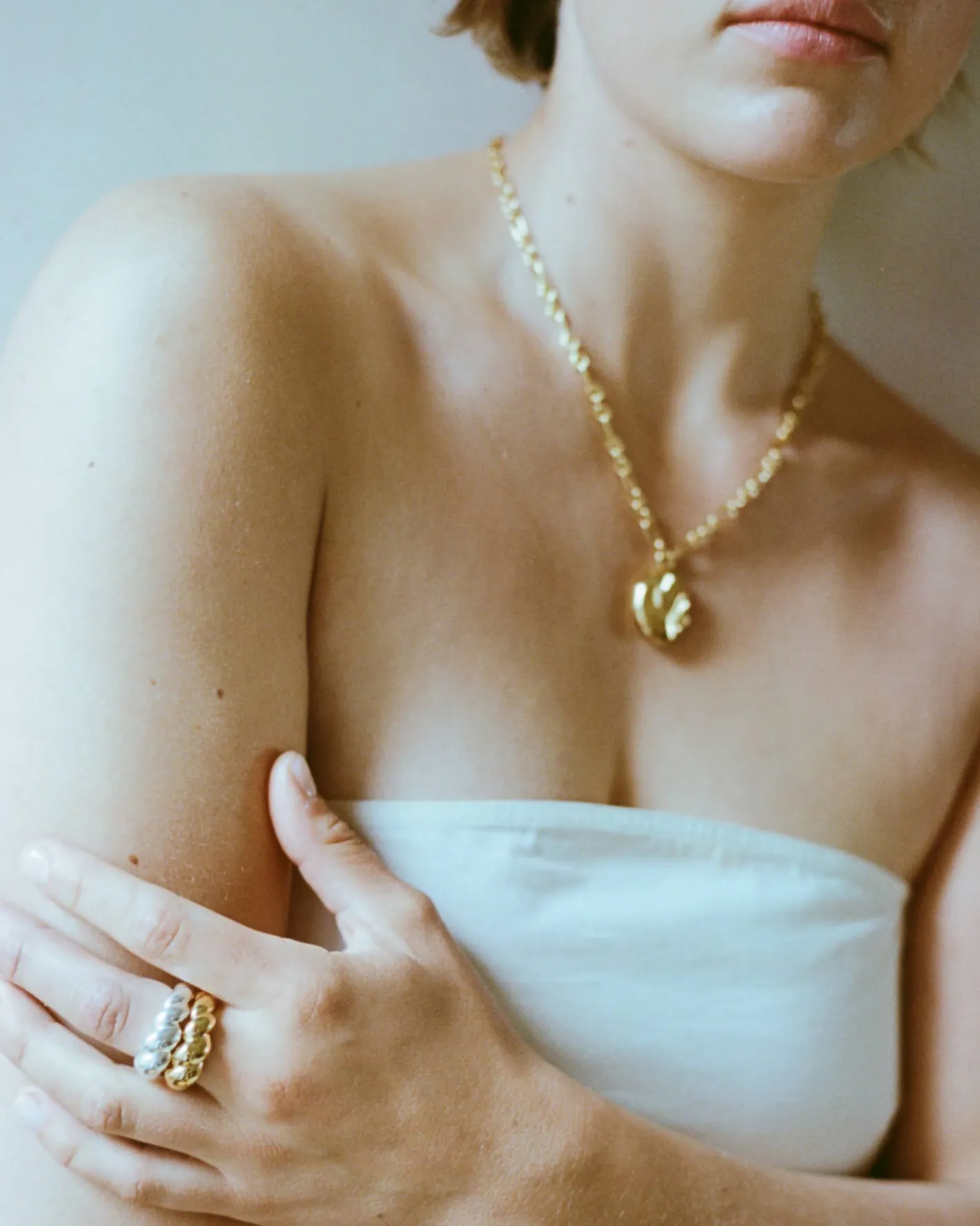Fashion Twirl Ring Gold Vermeil Rings