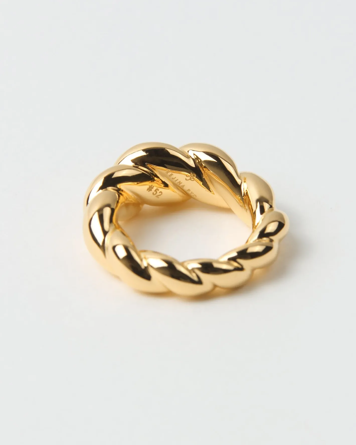 Fashion Twirl Ring Gold Vermeil Rings